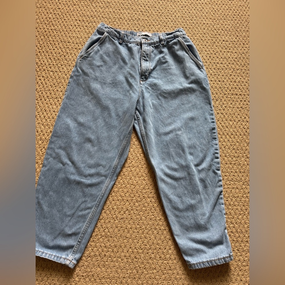 Zara Light Blue Denim Jeans